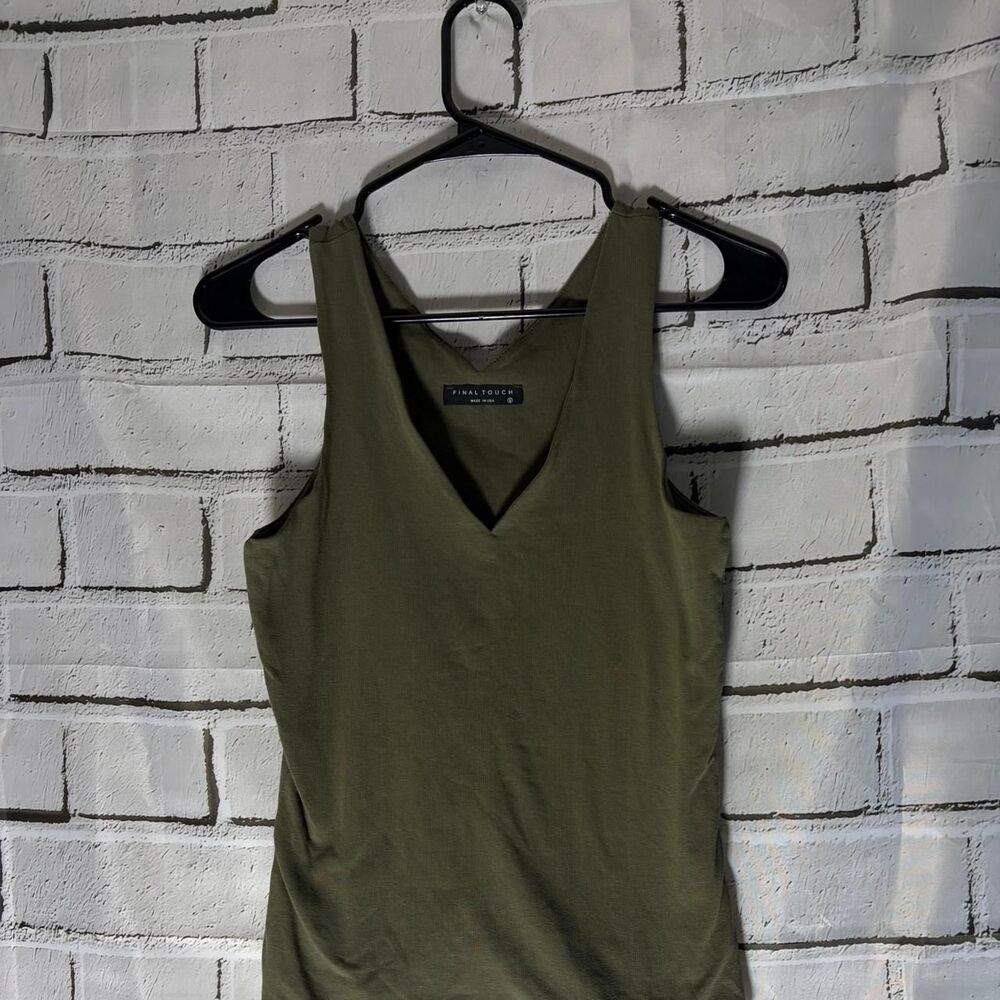 Final-touch Women's Green and Khaki Vest